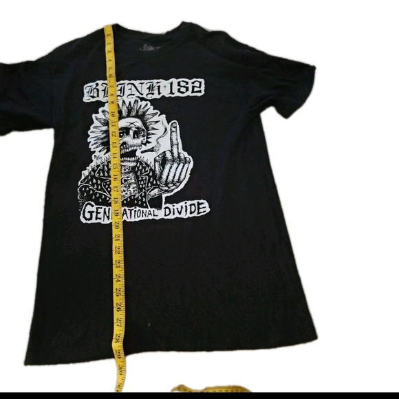Blink 182 Mens Black Generational Divide Band Tee M - Picture 6 of 6